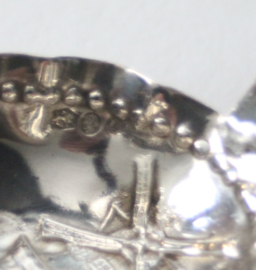 Brandewijnlepel met discuswerper, Nederlands zilver - 1949