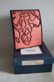 Schoolstempel - Landkaartstempel Afrika