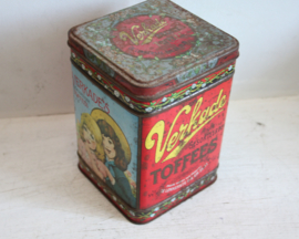 Vintage Verkade toffees blikje