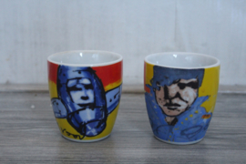 2 Herman Brood mokken/kopjes