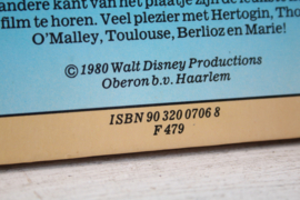 Walt Disney - De Aristocats - Boekje met mini L.P.