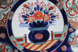 Majestueuze Imari schaal, maar liefst 52 cm in diameter - Japan - Eind 19e eeuw