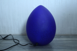 W.L.P. Egg lamp - gemarmerd glas
