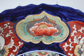 Majestueuze Imari schaal, maar liefst 52 cm in diameter - Japan - Eind 19e eeuw