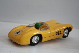Vintage  SCALEXTRIC Aston Martin MM/C57 Gele No.6 Slot Race auto