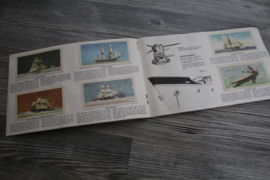 Brooke Bond picture cards, the saga of ships - Thee kaartjes