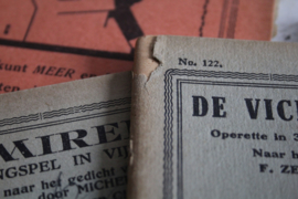 Holdert & Co. - Amsterdam - Opera en Operette tekstboekjes - 1927/30