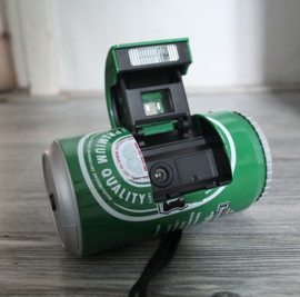 Heineken blikje - 35 mm camera