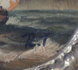 Rene Tempur - Maritiem schilderij van een zeilschip op zee