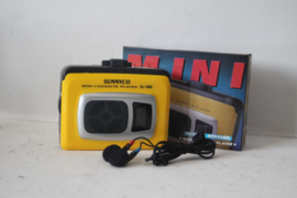 Sunnyco SL-789 Cassette speler/ Walkman Geel - NOS