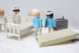 Playmobil ziekenhuis - gemengd setje ziekenhuis personeel