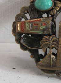 Neiger Brothers Art Deco Egyptian Revival Broche