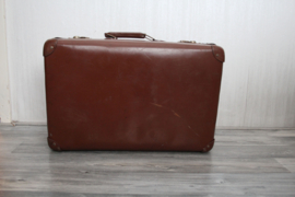 Vintage/Antieke koffer "Echt Vulkan Fiber"
