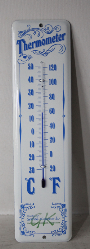 klem verraad herberg Emaille thermometer | Reclame en Emaille borden | SpecialVintage