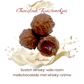 Bonbons Melk en Witte Chocolade met Alcohol