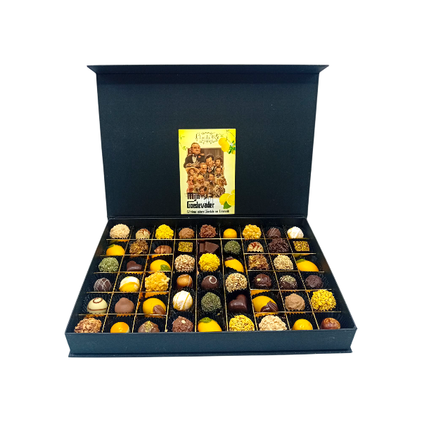 Chocolade Cadeau Mannen: Luxe Box vol Liefde & Smaak | Limoncello