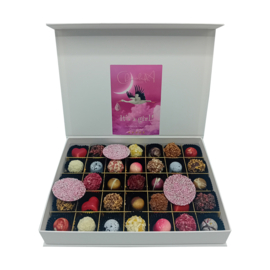 Handgemaakte Chocolade bonbons voor geboorte baby - Groot