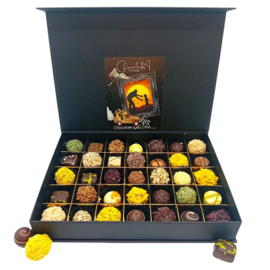Luxe handgemaakte chocolade voor mannen(24)-bonbons medium | Vanaf: