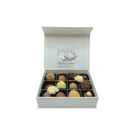 (Klein) Luxe geboorte cadeau doos-Baby Love