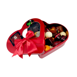 VALENTIJN & LOVE-VEGAN : ROOD Hart blik