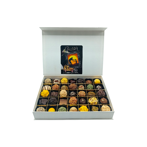 Luxe handgemaakte chocolade voor mannen(35)-bonbons groot
