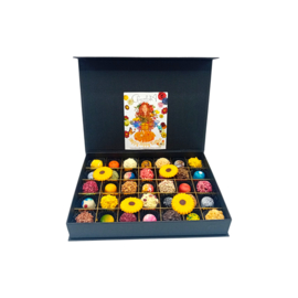 FLOWER POWER MIX(35)-groot-Luxe magneetbox