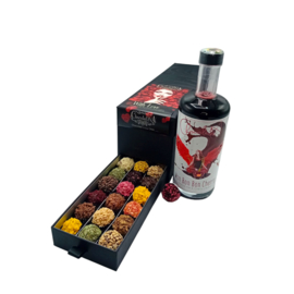 Liefde & Valentijn Luxe Cadeaubox | Bonbon Cherry Likeur & Truffels