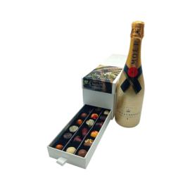 Ladebox Vegan + Fles Moët Champagne