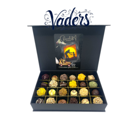 Luxe handgemaakte chocolade voor mannen(24)-bonbons medium | Vanaf: