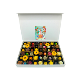 FLOWER POWER MIX(54)-extra groot-Luxe magneetbox