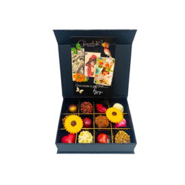 Handgemaakte Bonbons Chocolade met Poëzie album speciaal voor moeders | klein