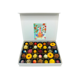 FLOWER POWER MIX(35)-groot-Luxe magneetbox