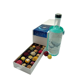 Luxe Kraamcadeau voor een jongen – Chocolade Mix Lade-Box met Likeur