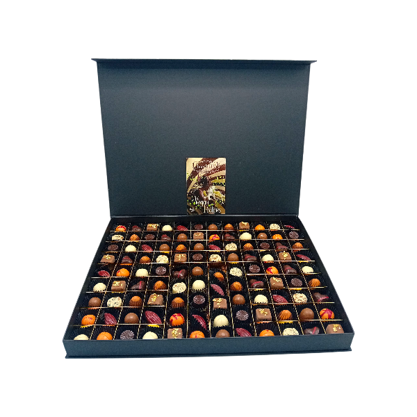 VEGAN(108)-extra groot-wit-Luxe magneetbox