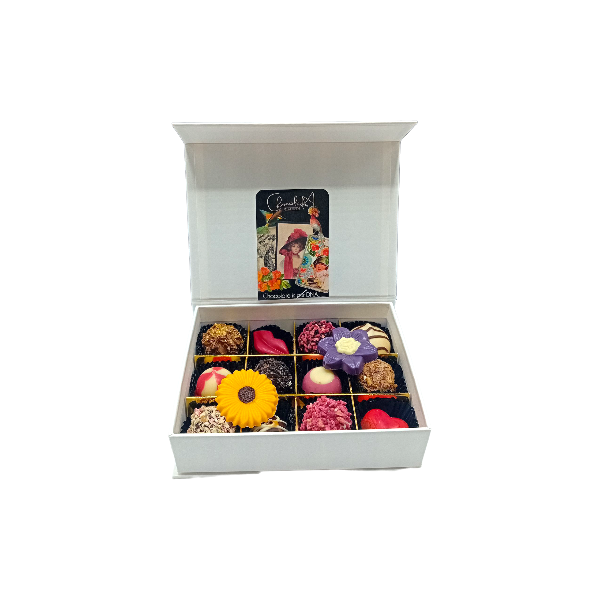 Handgemaakte Bonbons Chocolade met Poëzie album speciaal voor moeders | klein