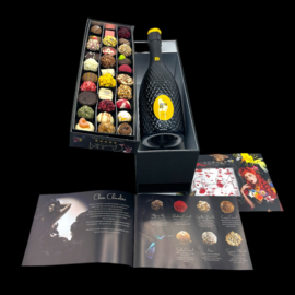 Prosecco, bonbons & truffels - Groot feest in luxe mix lade-box.
