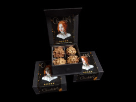 Setje van 3 luxe cadeaudoosjes - Golden Edition Champagne Truffels