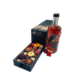 Moederdag  likeur-pakket in luxe lade-box speciaal voor moeders.