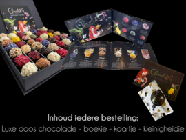 Medium - Luxe cadeaubox handgemaakte Chocoladna truffels.