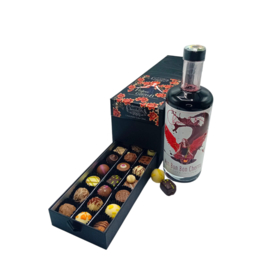 Ladebox Pralines + fles Bonbon Cherry