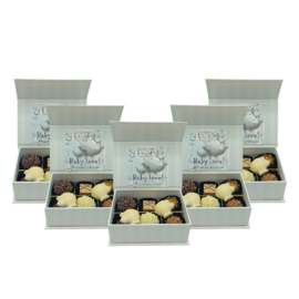 (Mini)5x6 Luxe geboorte cadeau doos-Baby Love