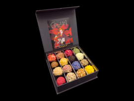 Luxus-Geschenkbox (16 Schokoladentrüffel)