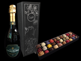 Luxe giftset: Charles Brut & truffels