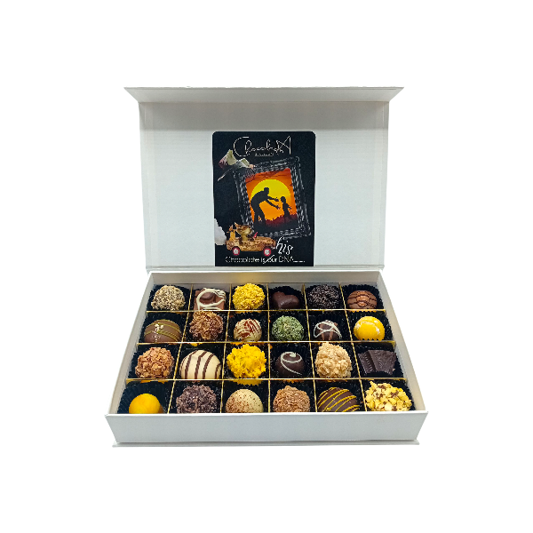 Luxe handgemaakte chocolade voor mannen(24)-bonbons medium