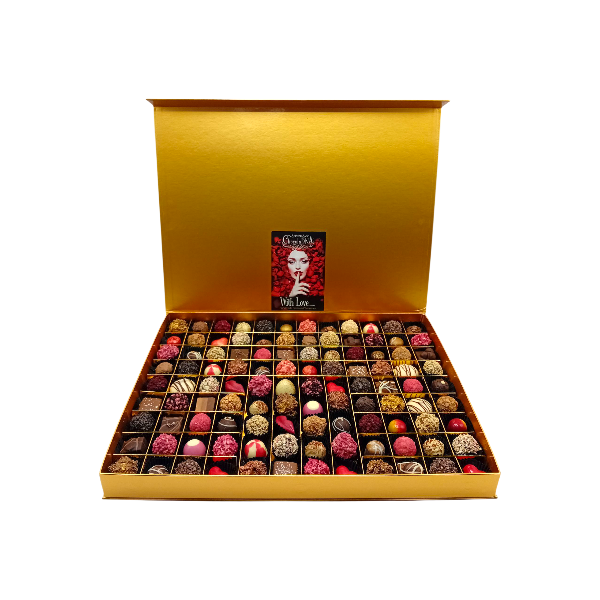 Liefdevolle luxe Chocoladebox – Handgemaakte Bonbons-LOVE  MIX-Mega