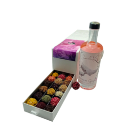 Luxe Kraamcadeau voor een Meisje – Chocolade truffels Lade-Box met Likeur