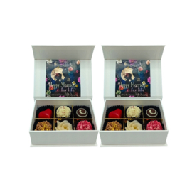 Luxe magneetbox-HAPPY MARRIAGE-Mini 2x6-wit