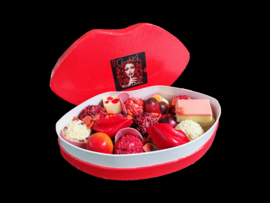 Heel erg grote Valentijns Zoen! Een smaakvolle rode doos om te zoenen zo lekker!