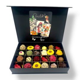 Handgemaakte prachtige bonbons voor vrouwen, dames, moeders, vrouwen en oma's (24)-medium-zwart