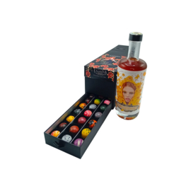 Ladebox Pralines + fles Caramel Seasalt